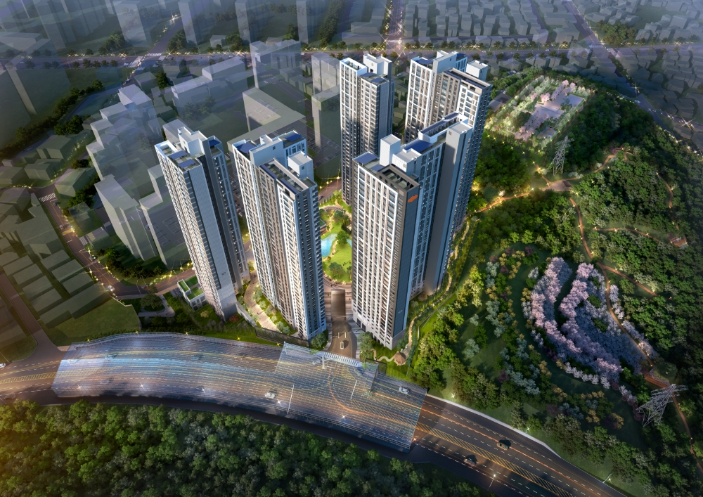 e편한세상 신곡 파크프라임 조감도.(사진=DL이앤씨)