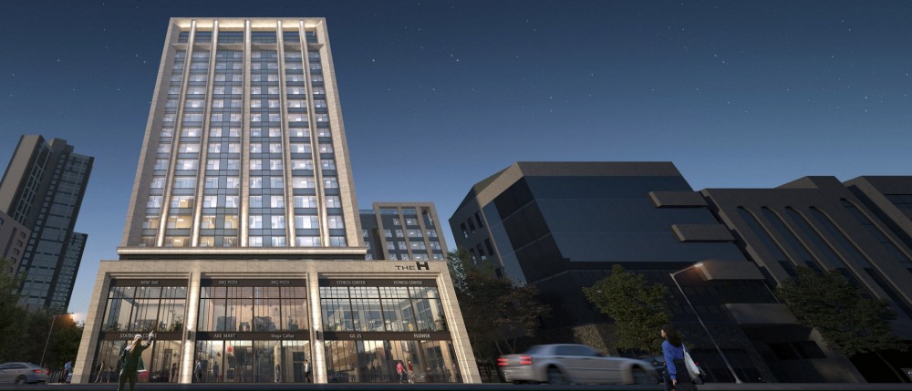 대치선경3차 가로주택 조감도.(사진=현대건설)