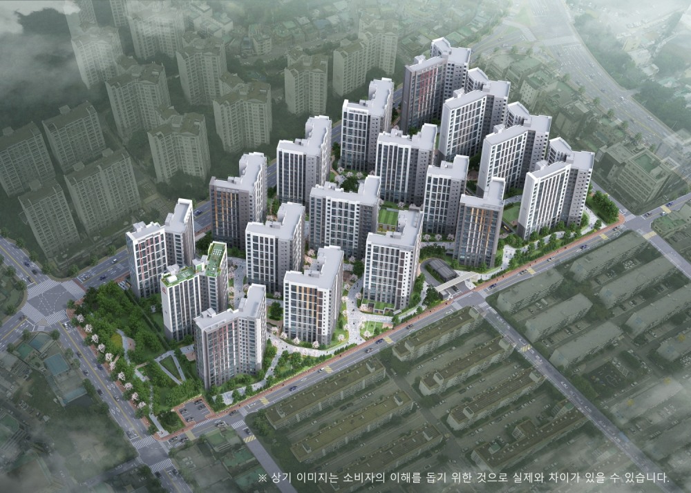 힐스테이트 평택 더퍼스트 조감도.(사진=현대건설)