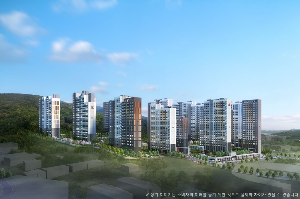 힐스테이트 초월역 투시도.(사진=현대엔지니어링)