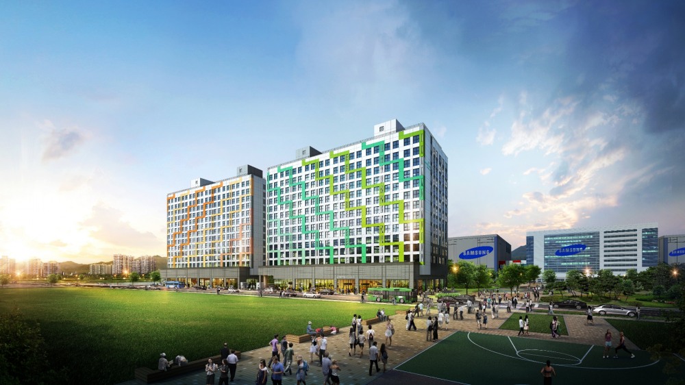 아산 탕정 월드메르디앙 투시도