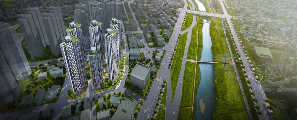 충북 청주 남주동2구역 가로주택정비사업 조감도.(사진=DL건설)