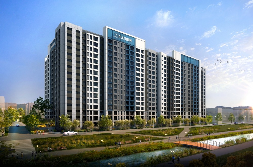 송파 더 플래티넘 조감도.(사진=쌍용건설)