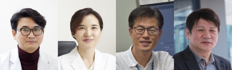 차 여성의학연구소 서울역 산부인과 김유신 교수, 김명주 교수, 이재호 기초의학연구실장, 차 의과학대학교 의생명과학과 고정재 교수. 사진=차병원