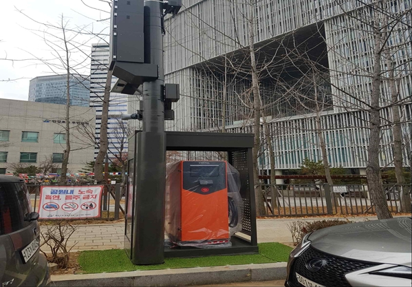 용산구, 전기차 충전 스마트폴 운영 개시