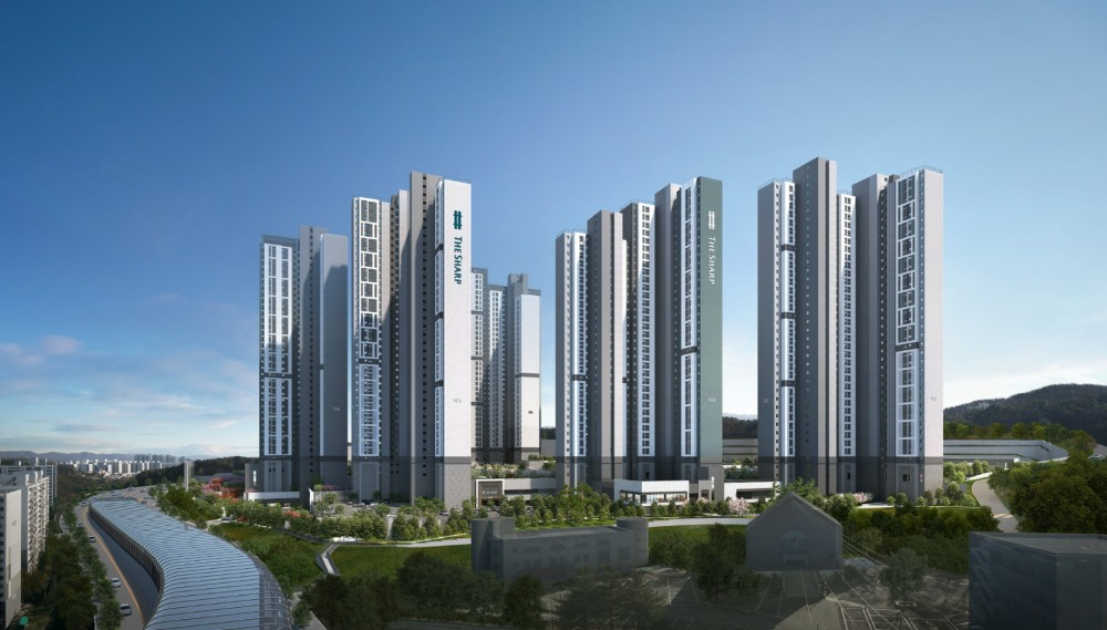 더샵 청주그리니티 투시도.(사진=포스코건설)