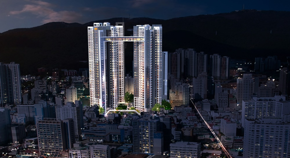 부산 광안373BL 가로주택정비사업 투시도.(사진=DL건설)