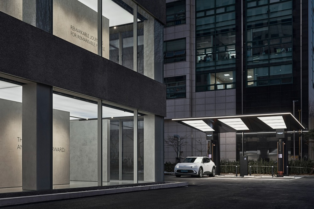 제네시스 강남 전기차 충전소의 모습.(사진=제네시스)