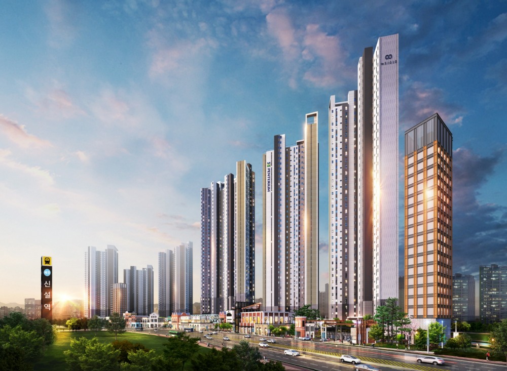 검단역 금강펜테리움 더 시글로 2차 투시도.(사진=금강주택)