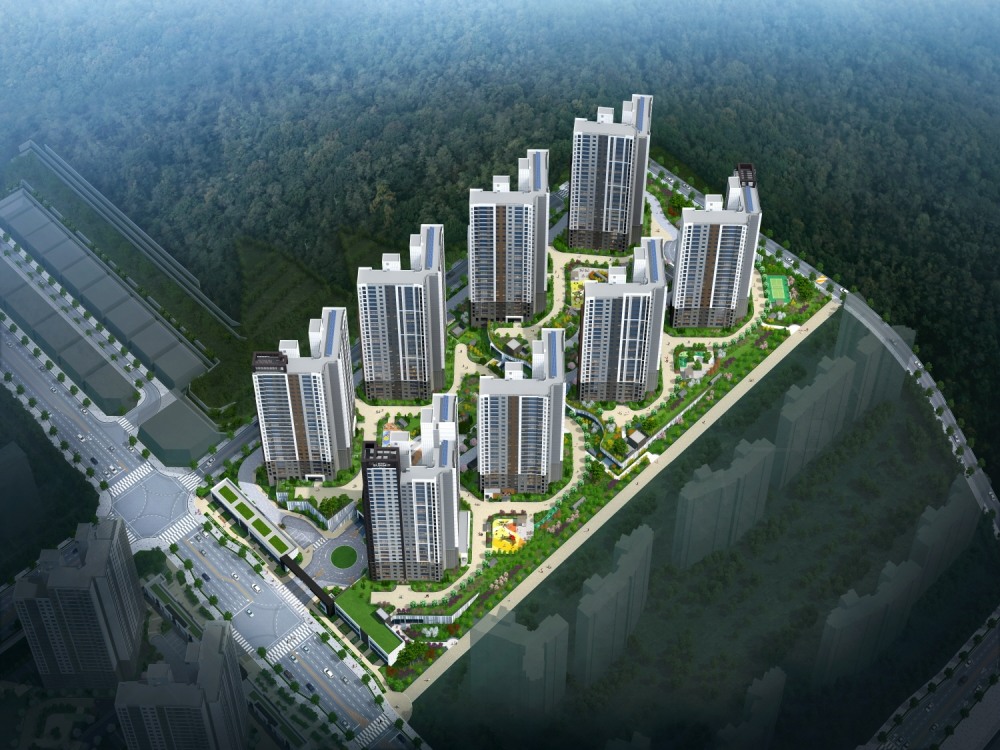 호반써밋 시그니처 3차 조감도.(사진=호반건설)