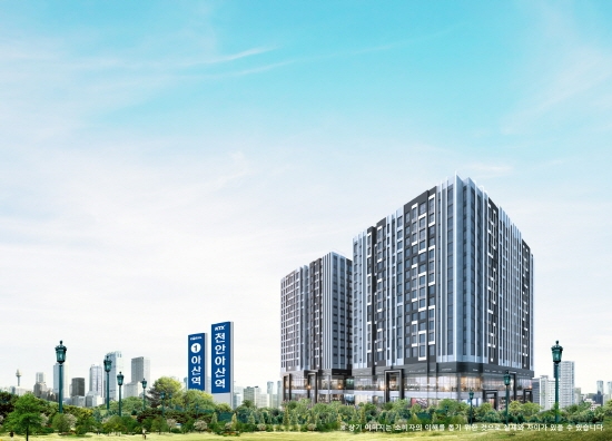 신불당 동문 디 이스트 트윈스타 투시도.(사진=동문건설)