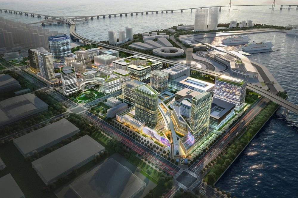 인천남항 2단계 2종 항만배후단지 등 개발사업 조감도.(사진=호반건설)