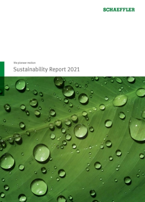 2021년 지속가능성 보고서 발표 이미지. (사진=셰플러 그룹)