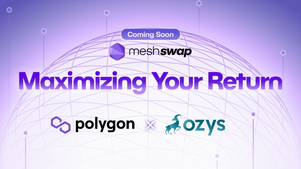오지스, 폴리곤 체인 진출 ‘메시스왑(Meshswap)’ 선공개