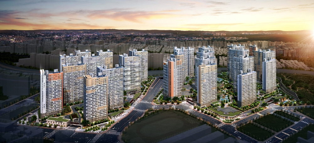 리더스시티 통합조감도