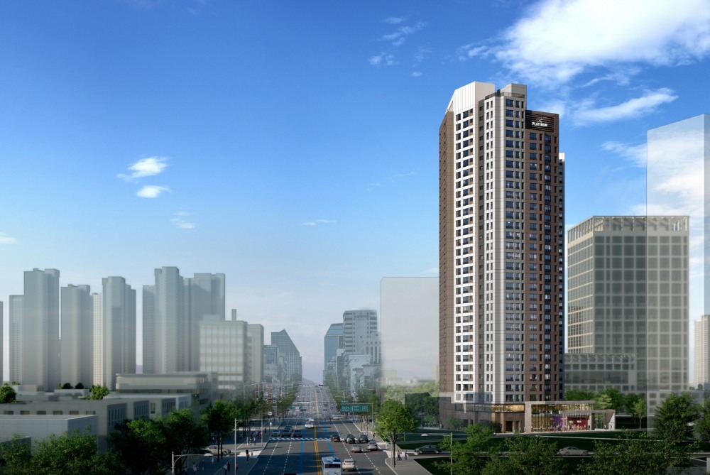 부산 월성맨션 투시도.(사진=쌍용건설)