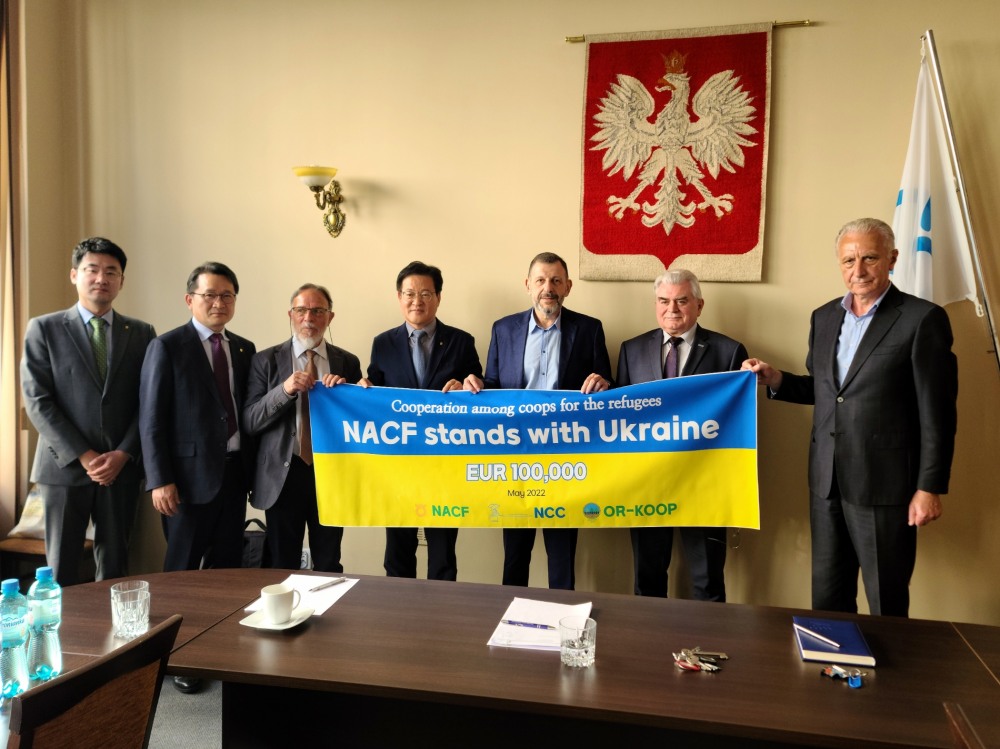 농협중앙회, 세계 협동조합들과 우크라이나 난민지원 맞손