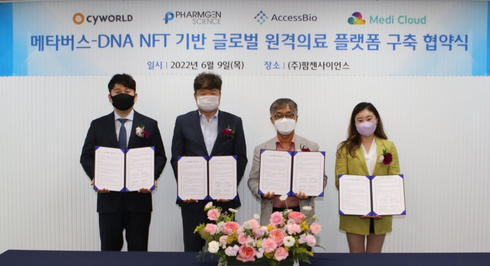 싸이월드, 메타버스-DNA NFT 기반 글로벌 원격의료 플랫폼 구축