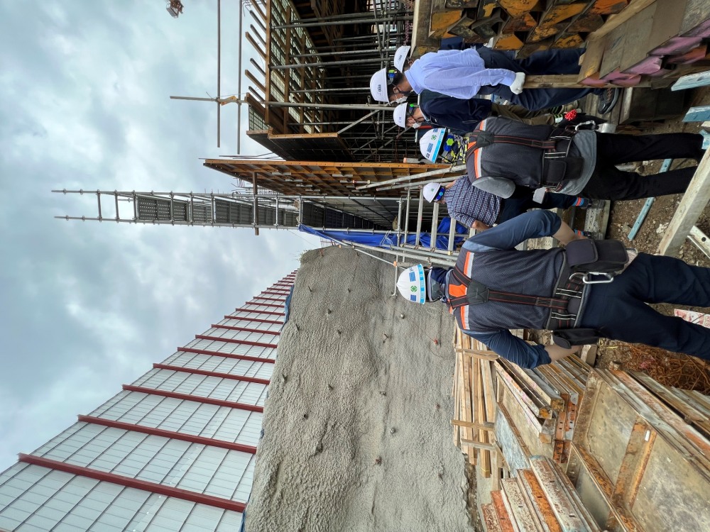 아파트 공사 안전점검 현장