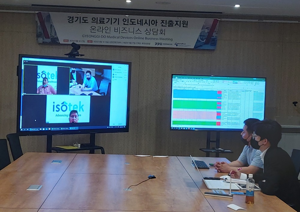 경기도 의료산업 인도네시아 진출 온라인 비즈니스 상담회