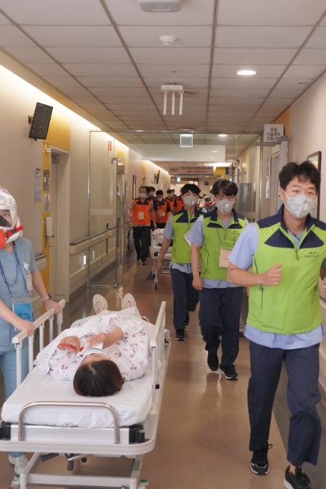 분당서울대병원-분당소방서, 2022 소방서 합동 화재 대응훈련 실시