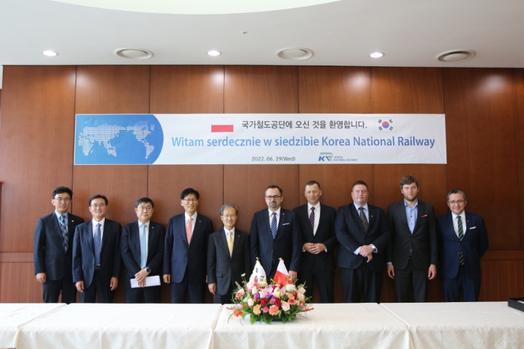 국가철도공단 김한영 이사장, 폴란드 특명전권대사와 철도협력 논의