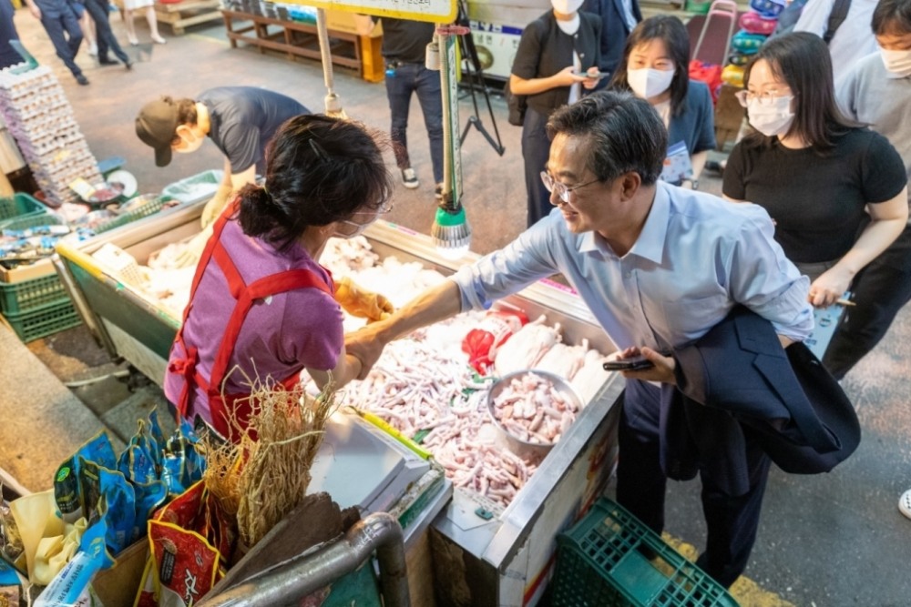 김동연 지사 전통시장 방문