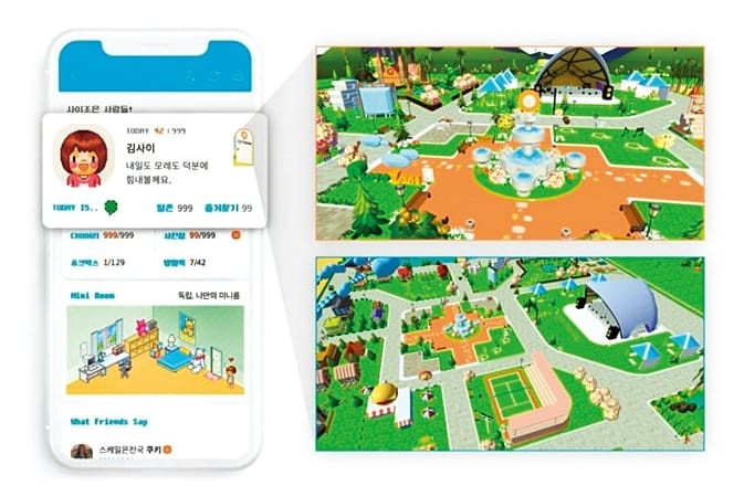 싸이월드, 메타버스 싸이타운과의 연동 개시