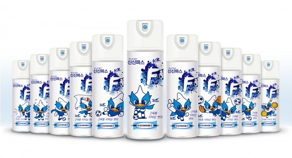 신신제약, 신신에어파스F 2022 수원삼성블루윙즈 에디션 출시