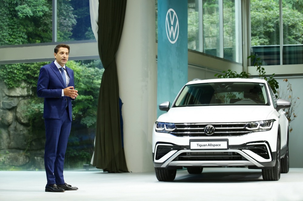 폭스바겐 신형 티구안 올스페이스 출시_사샤 아스키지안 사장.(사진=폭스바겐코리아)