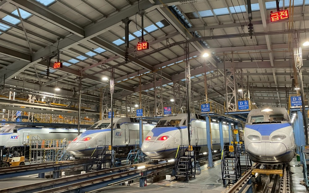 KTX 정비.(사진=코레일)