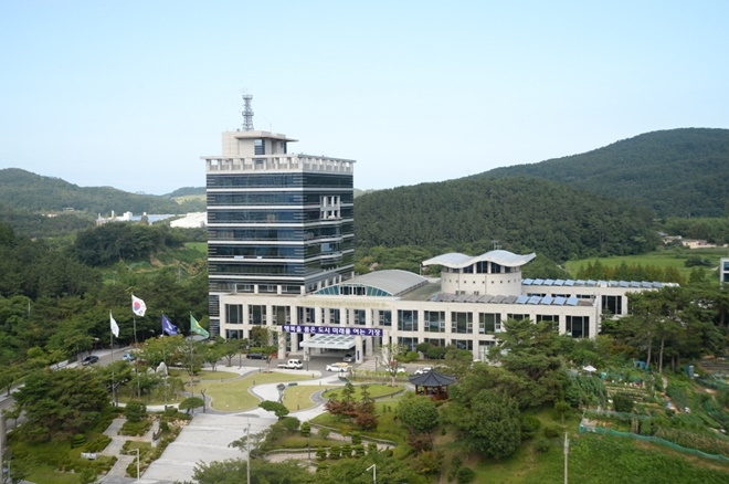 부산 기장군청 청사 전경.(사진제공=부산 기장군)