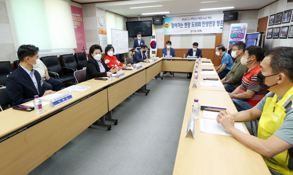 북수원시장 상인회와 진행한 정담회