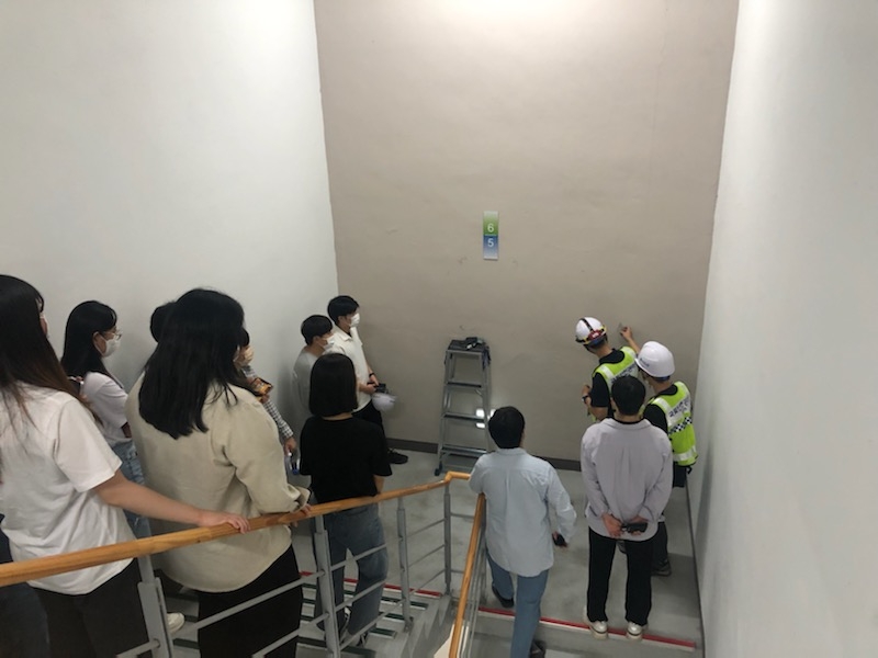 시설안전 직무체험 프로그램 운영 모습.(사진=국토안전관리원)