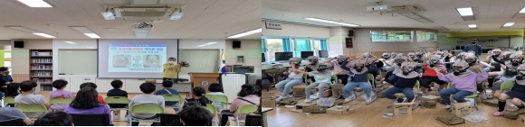 방독면 소개교육 및 착용연습