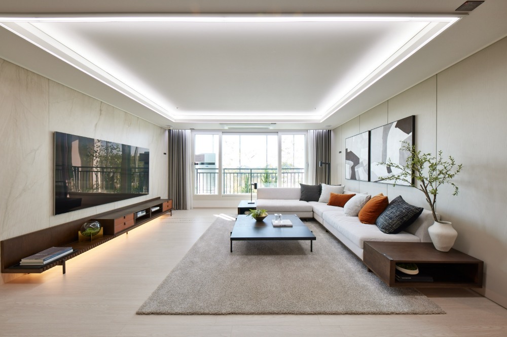 논산 아이파크 106㎡ 거실.(사진=HDC현대산업개발)