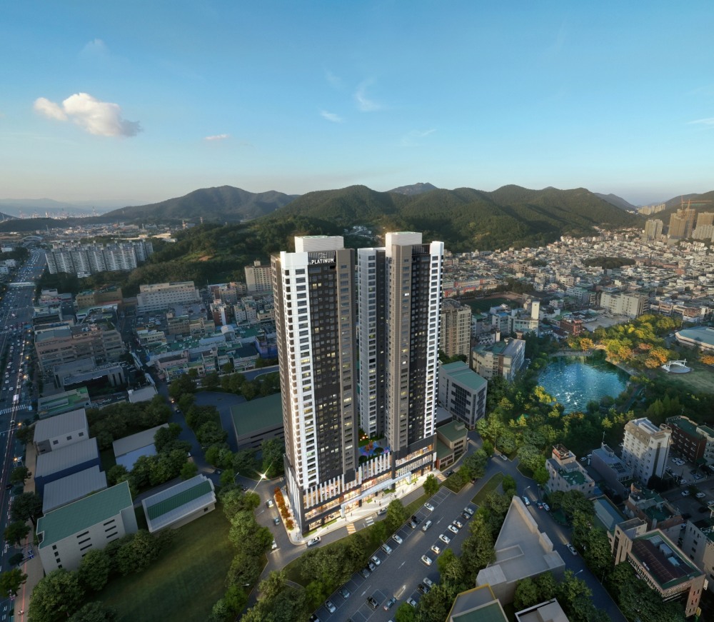 여수 학동 쌍용 더 플래티넘 여수35 조감도.(사진=쌍용건설)