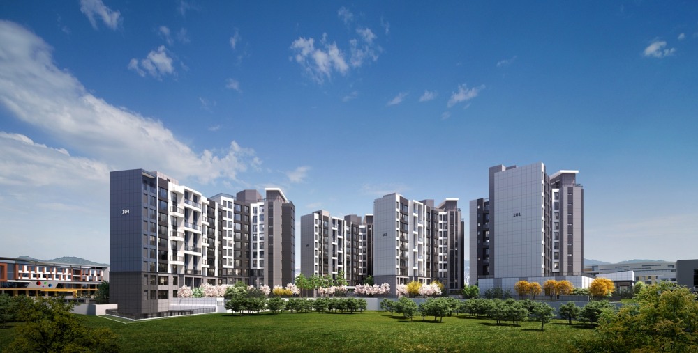 더샵 파크솔레이유 투시도.(사진=포스코건설)