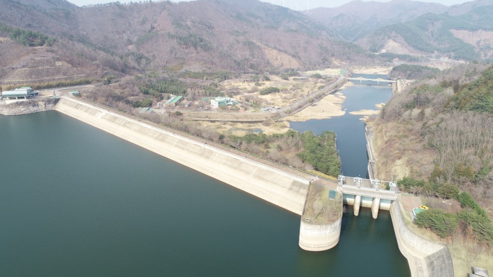 장흥댐 전경.(사진=국토안전관리원)