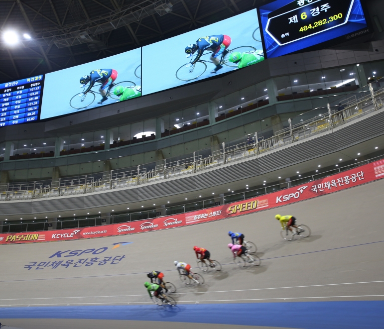 광명스피돔 경주장면. (사진=국민체육진흥공단)