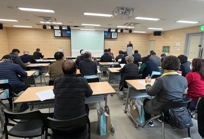 지난 2월 23일 기장군은 정관보건지소에서 생명지킴이 양성을 위한 교육을 진행모습.(제공=부산 기장군)