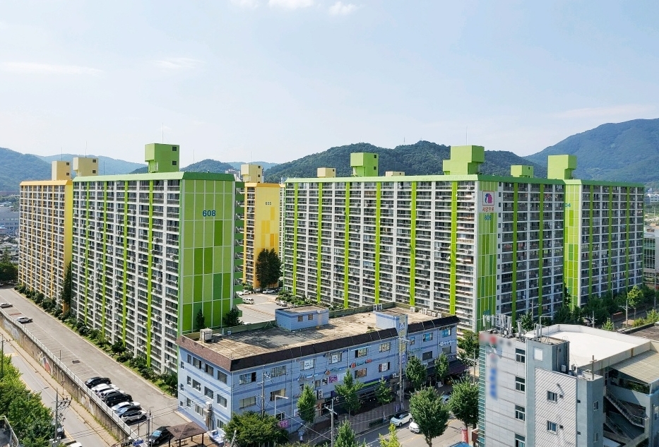 화순 사랑으로 부영 임대아파트 전경.(사진=부영그룹)