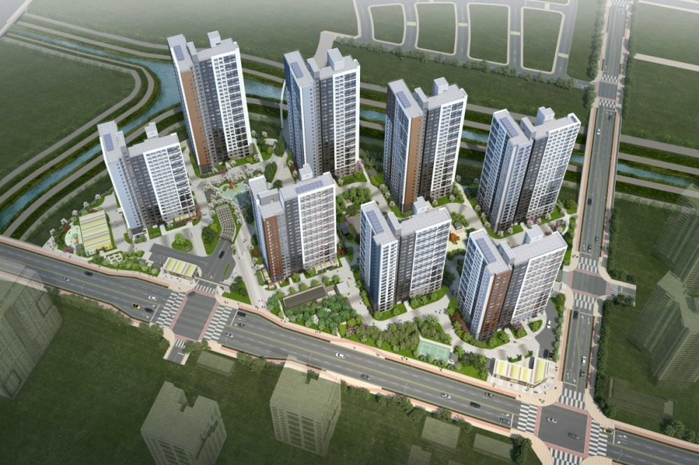 검단신도시 우미린 리버포레 조감도