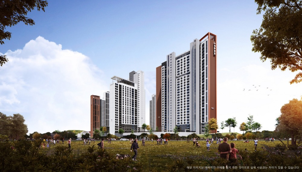 '춘천 레이크시티 아이파크' 투시도