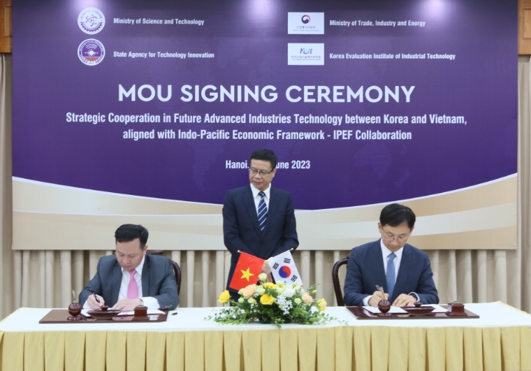 KEIT, 정상 국빈방문 계기 한-베트남 첨단산업 기술협력 본격화