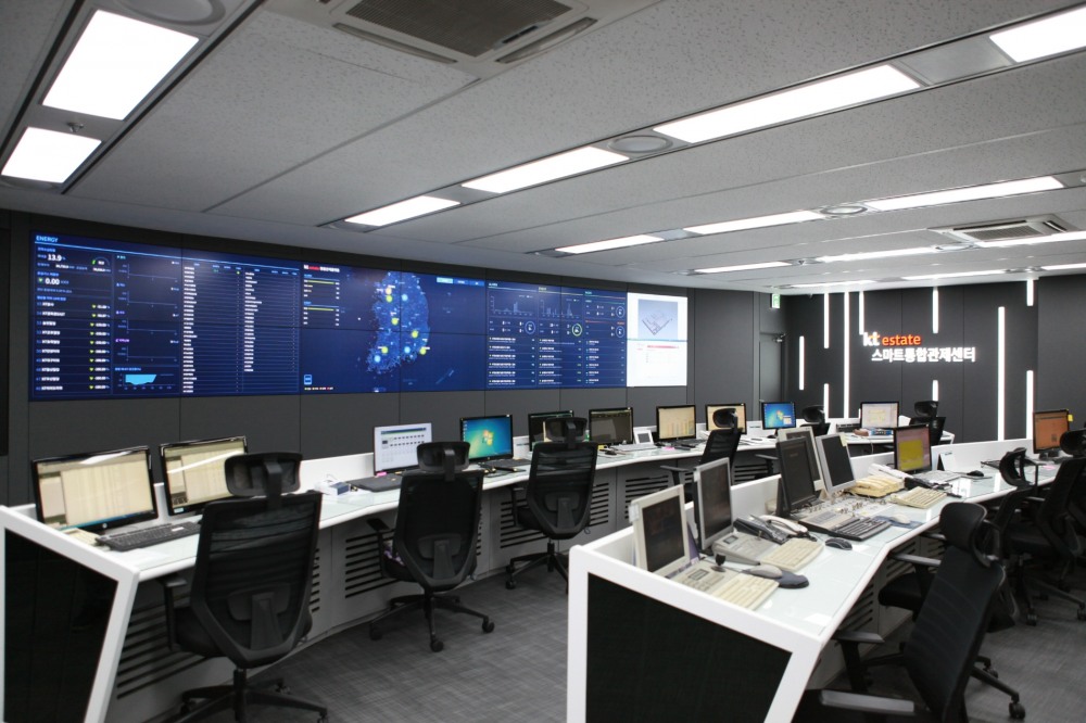 분당 스마트통합관제센터.(사진=kt에스테이트)