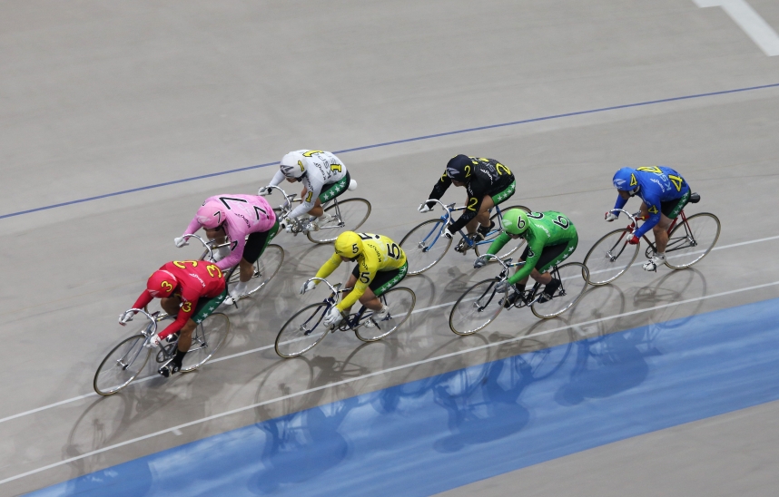 광명스피돔에서 선수들이 경주를 펼치고 있다.(사진=국민체육진흥공단)