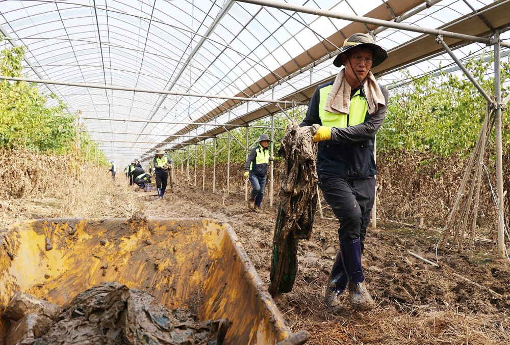익산 수해 복구·피해 지원 전경. (사진=LX공사)