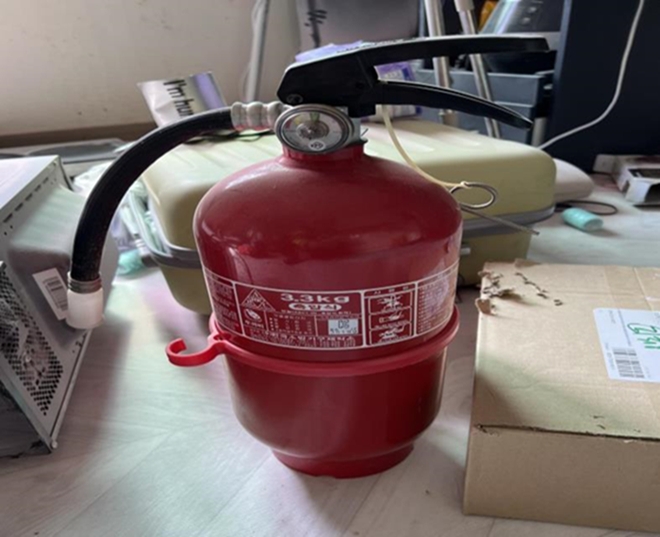 화재초기 소화기 사용은 소방차 1대의 위력 발휘.(사진제공=은평소방서)