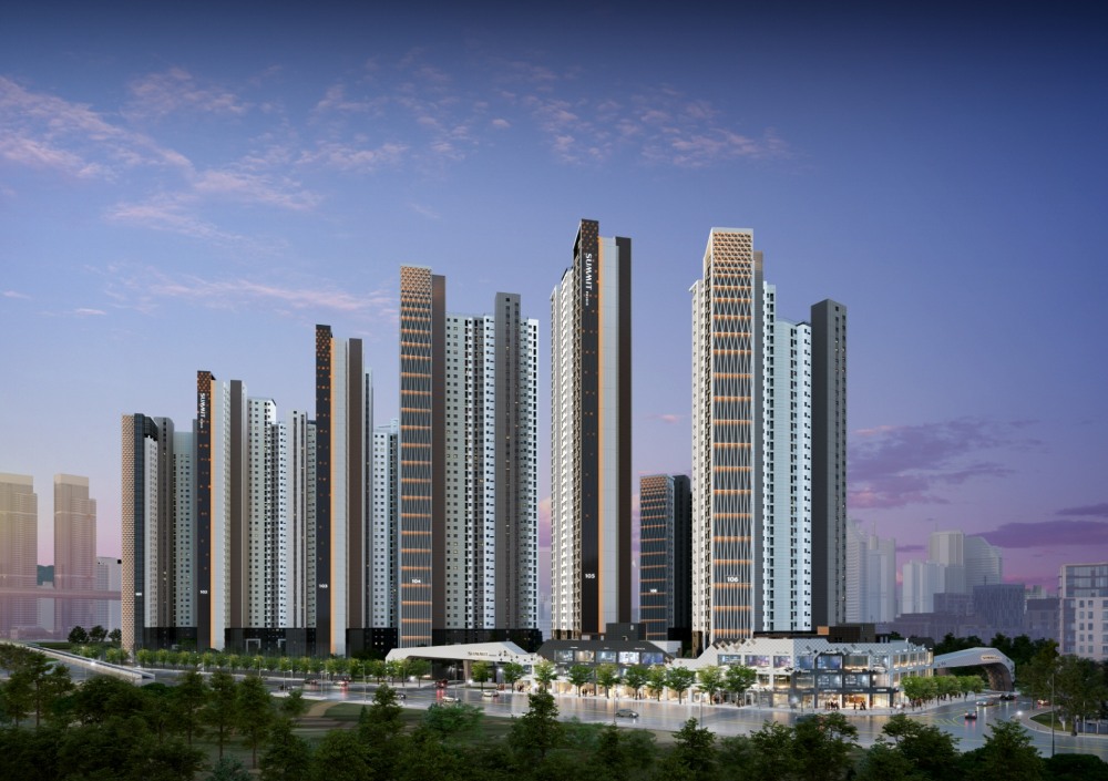 더 비치 푸르지오 써밋 투시도.(사진=대우건설)